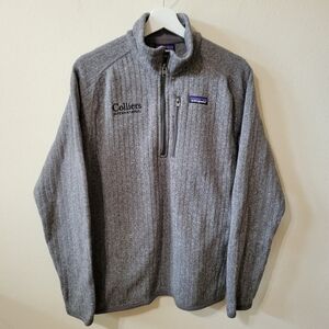 Patagonia Men’s Better Sweater Ribbed Knit 1/4 Zipped - Size M (Company Logo)